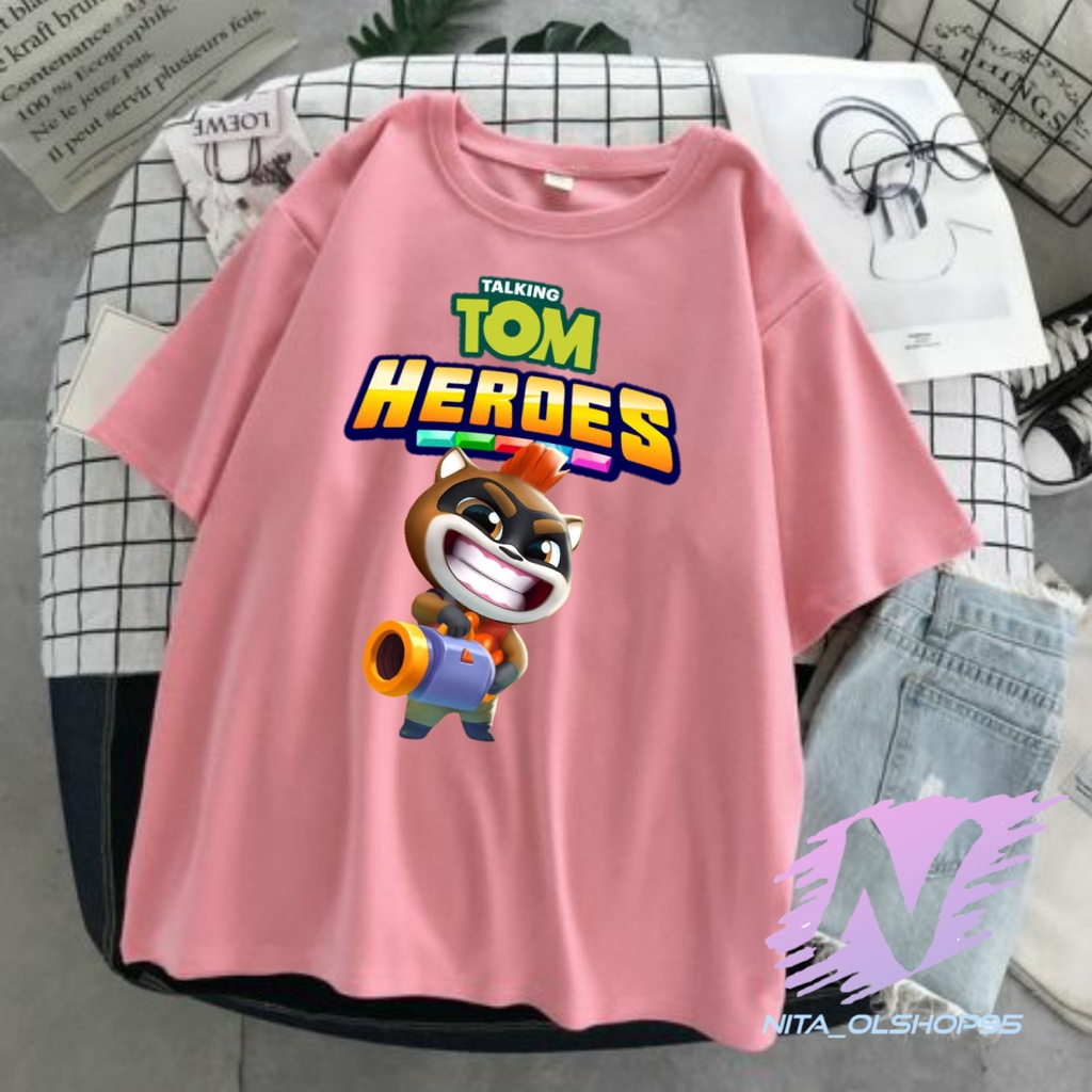 KAOS ANAK MY TALKING TOM HEROES