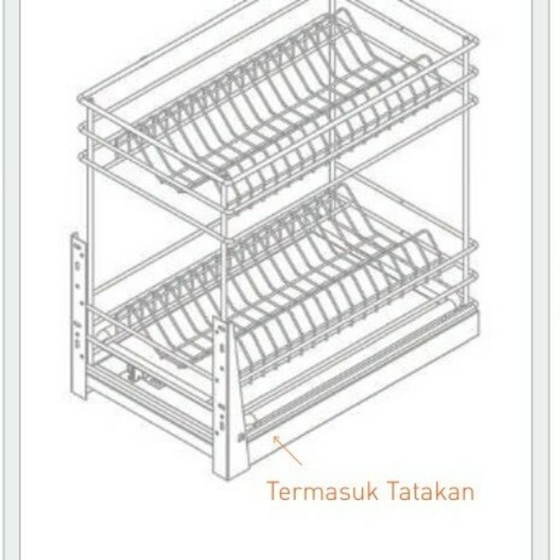 rak piring taco 023ss