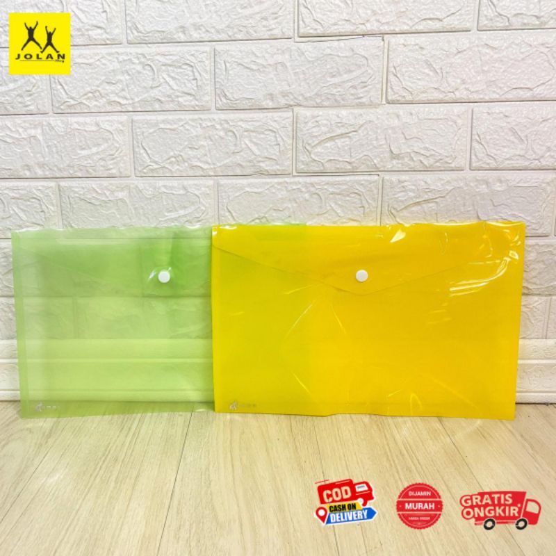 

Map Plastik Kancing Folio F4