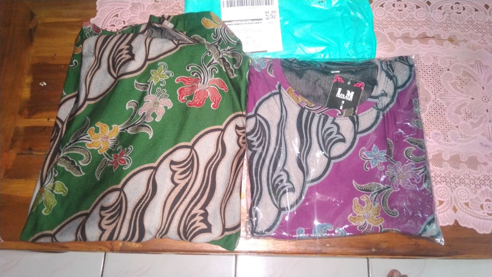 Gamis Jumbo Motif Batik Marinka Ld110 Xxl Lasmini Desinta