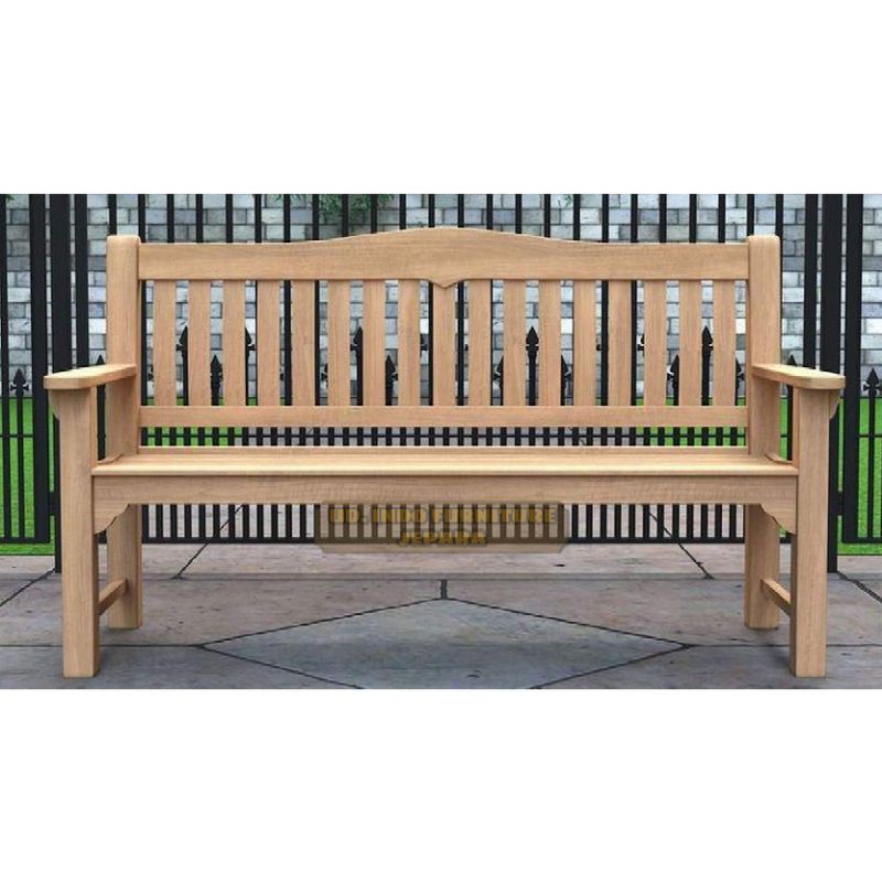 kursi bangku kursi taman / teras bangku minimalis kayu jepara