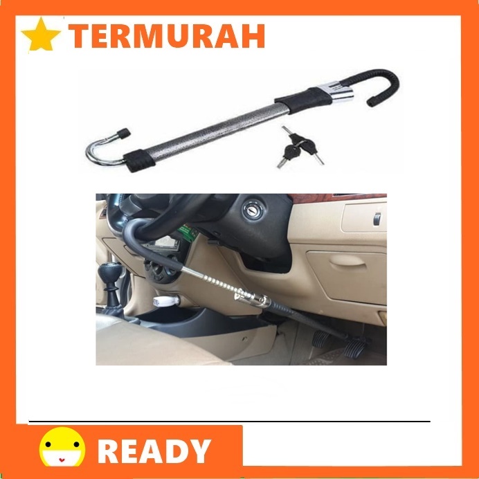 Kunci Stang Setir Stir Pengaman Setang Mobil Anti Maling Universal Kijang Panther Suzuki Carry Yaris