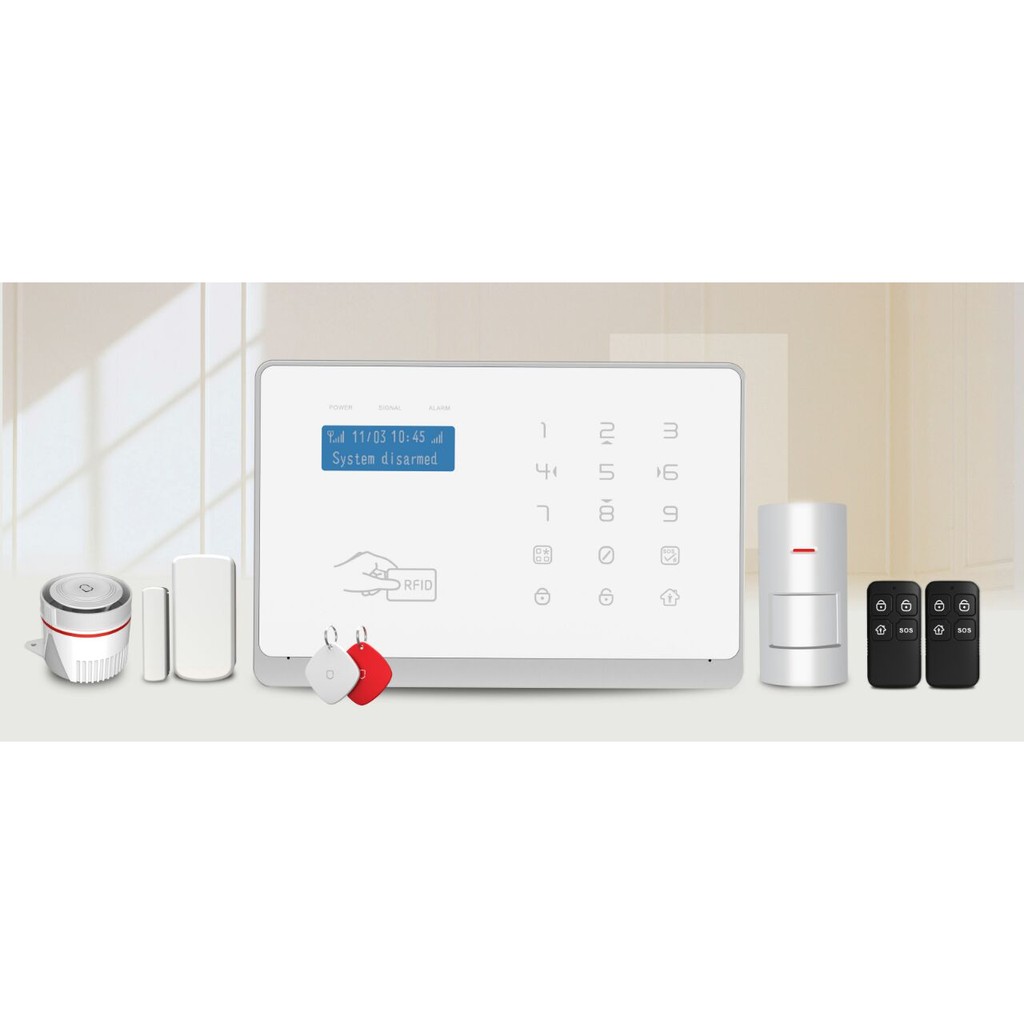 Paket GSM+Wifi Alarm with Smart Home Functions