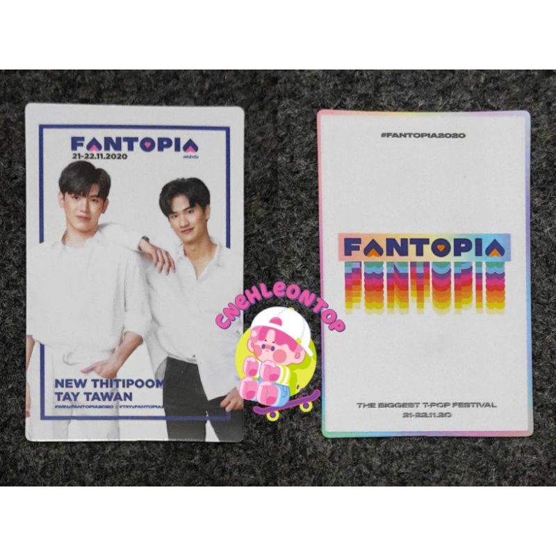 ♡PRELOVED♡ OFFICIAL FANTOPIA TOKEN CARD TAY NEW SATURDAY