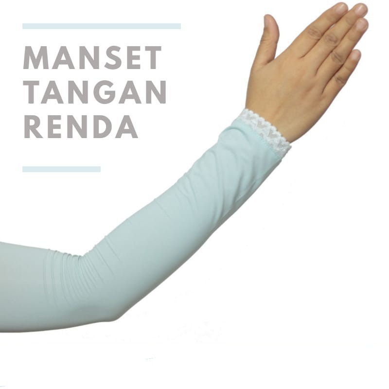 Manset Tangan Renda Muslimah / Mangset