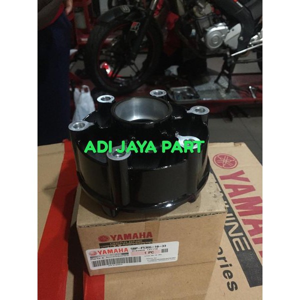 dudukan nap gear scorpio hitam original yamaha