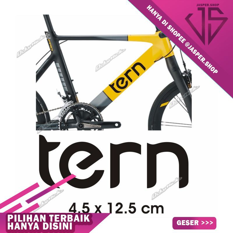 cutting sticker ROAD BIKE TERN stiker sepeda