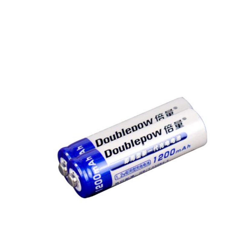 Doublepow Batu Baterai AA Rechargeable NiMH 1200mAh 2 pcs