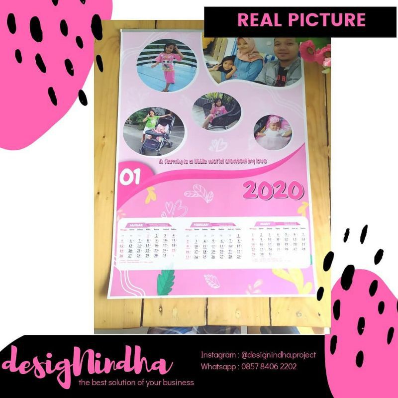 

Kalender Custom (meja & dinding )