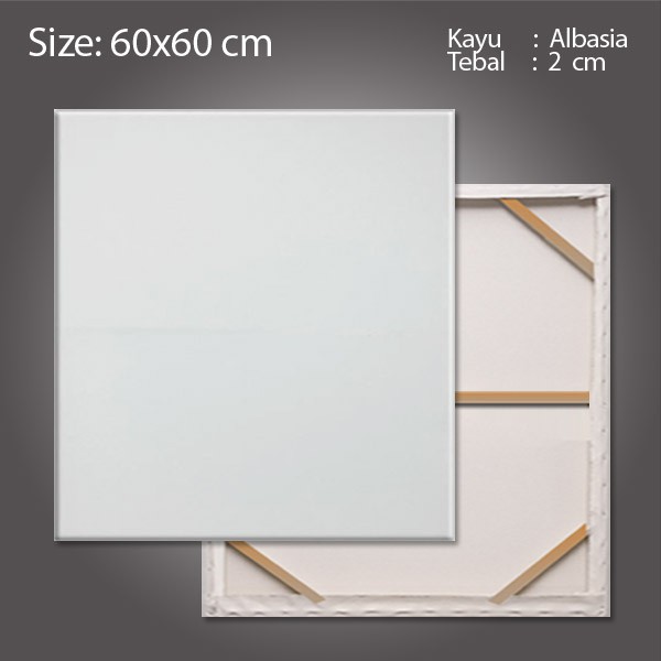 

Kanvas Lukis 60x60 cm + Spanram