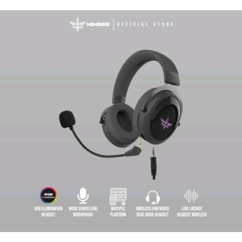 HEADSET GAMING BEAST-W50 WIRELESS  NYK NEMESIS ORIGINAL