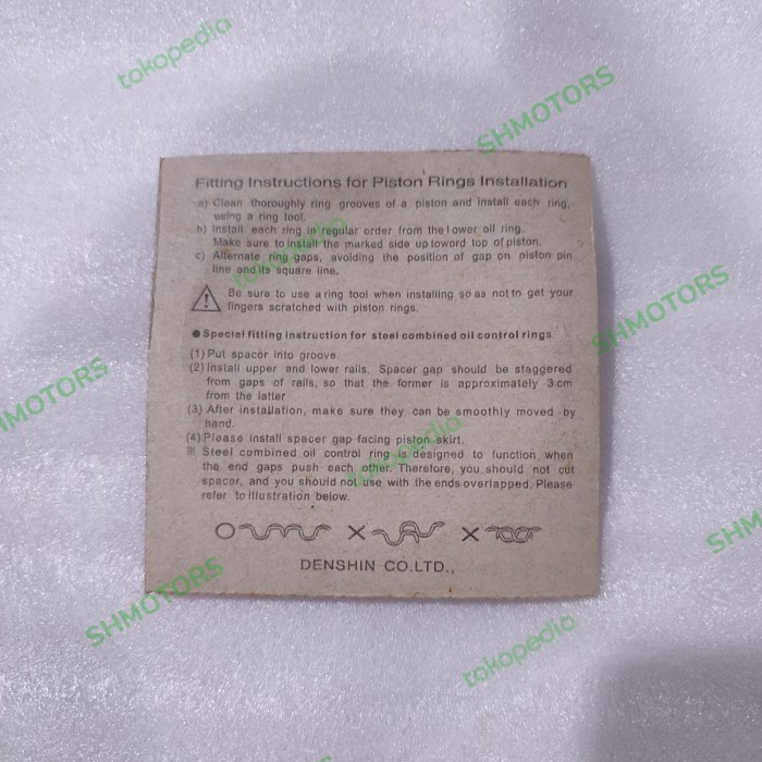 RING PISTON SEHER GL MAX NEOTECH OS 100