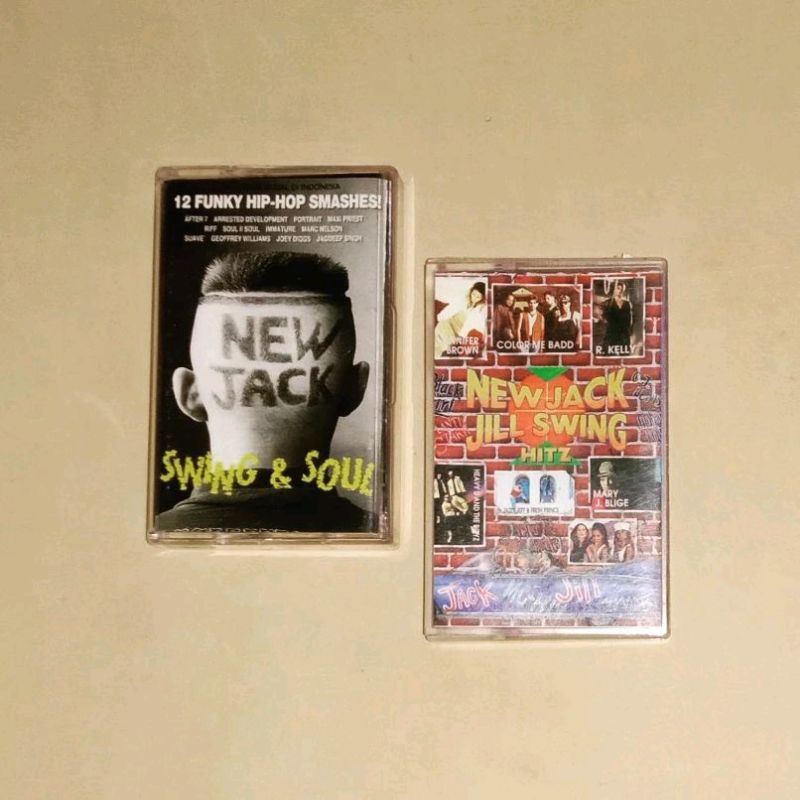 kaset new jack (kompilasi lagu R n B/Paket 2 kaset)