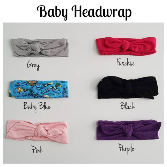 Bando Bayi Bandana Bayi - Baby Headwrap