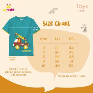  KAOS  ANAK  TOYS SERIES UPRIGHT  KAOS  ANAK  BRANDED KAOS  