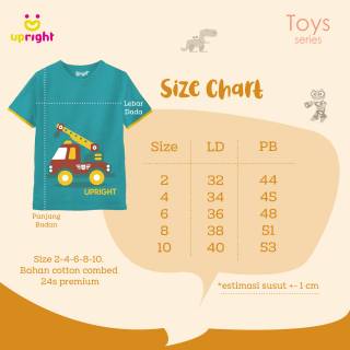  KAOS  ANAK  TOYS SERIES UPRIGHT  KAOS  ANAK  BRANDED KAOS  