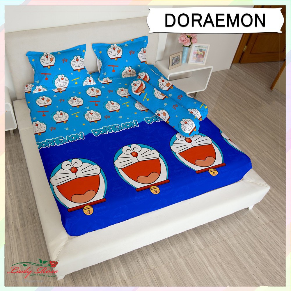 Sprei Sperei 180x200cm Lady Rose King B4 Doraemon