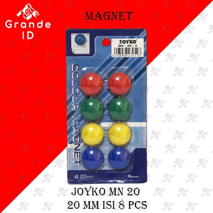 

MAGNET JOYKO MN 20 UKURAN 20 MM ISI 8 PCS