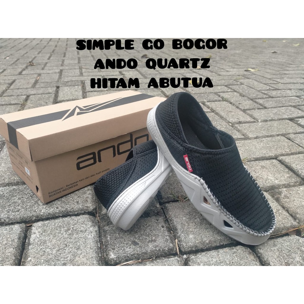 [BISA BAYAR DITEMPAT] SEPATU PRIA SLIP ON ANDO QUARTZ&amp; ANDO BEST 39-43