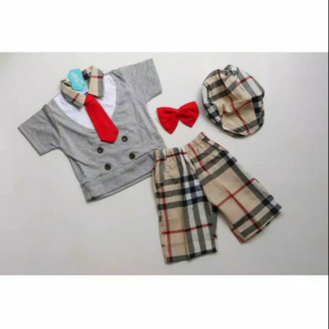 Setelan Baju Bayi 6-18 bulan  Baju Anak Laki-laki Baju Motif Golf