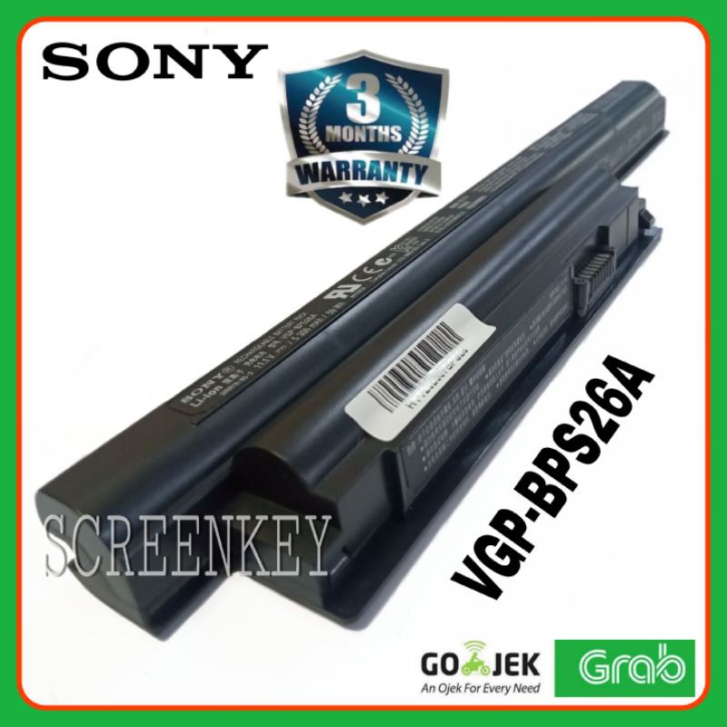 Baterai Batre Laptop Sony Vaio VGP-BPS26A VGP-BPL26 VGP-BPS26 VGP-BPS26 Original