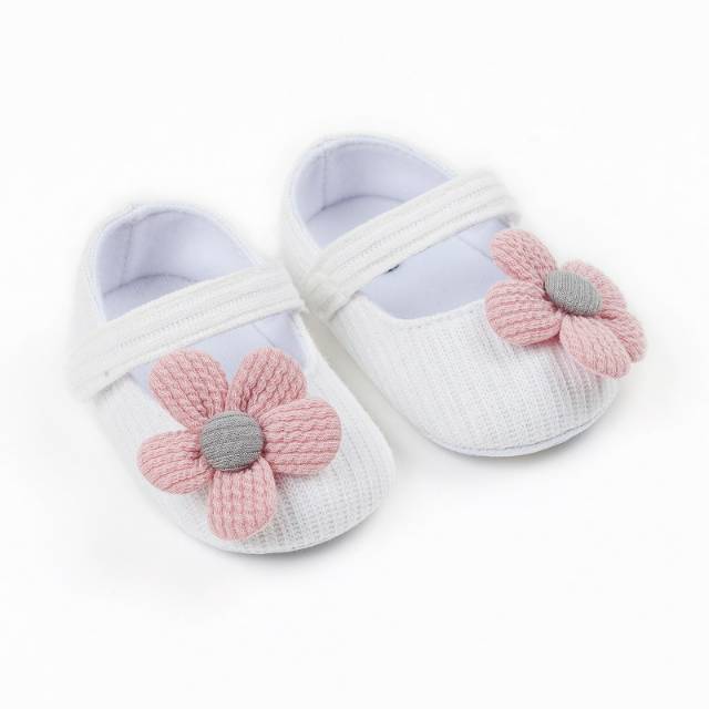 Sepatu Bayi Prewalker Bunga Anti Selip