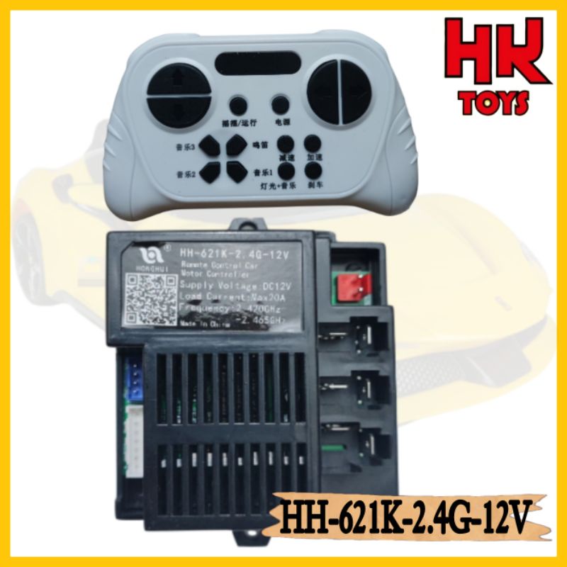 Receiver Set Remot Bluetooth HH-621 Mobil Mainan Aki Anak