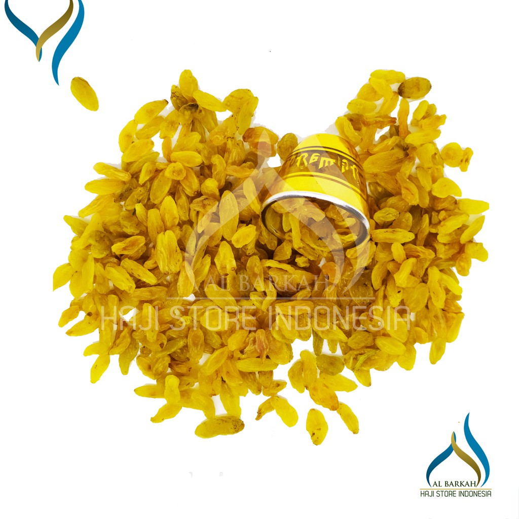

KISMIS PANJANG KUNING CERAH 1KG / KISMIS MANIS ASAM/Oleh-Oleh Haji