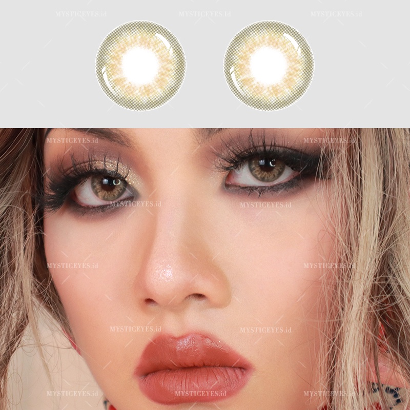 [✅COD] MYSTICEYES SOFTLENS DNA TAYLOR EYES SERI 14MM NORMAL &amp; MINUS -5.00S/D-8.00