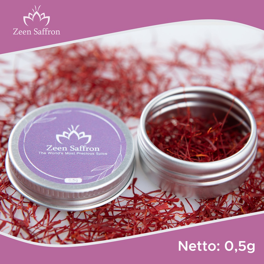 

Saffron Iran Super Negin (Grade Tertinggi) By Zeen 0,5 Gram