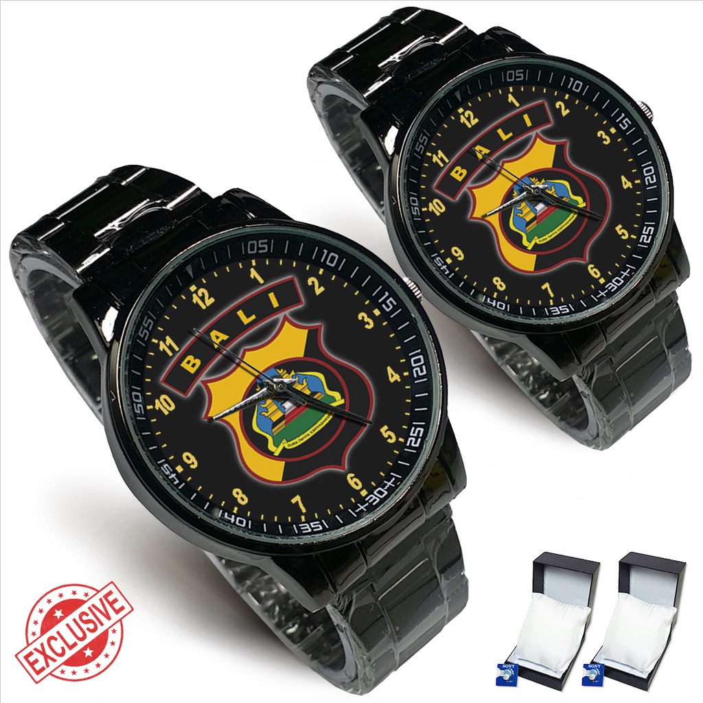 Jam Tangan Rantai Couple POLDA BALI (Keren)