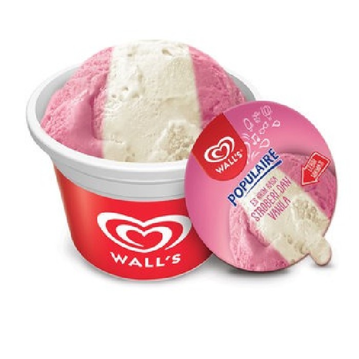 Walls Populaire Strawberry Vanilla 90ml