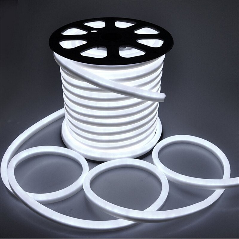 Lampu Neon Flex LED Selang Flexible Sign Strip Waterproof Putih White