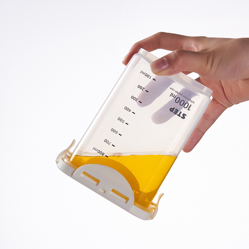 High Quality Food Transparent Storage Box with Graduation For Kitchen