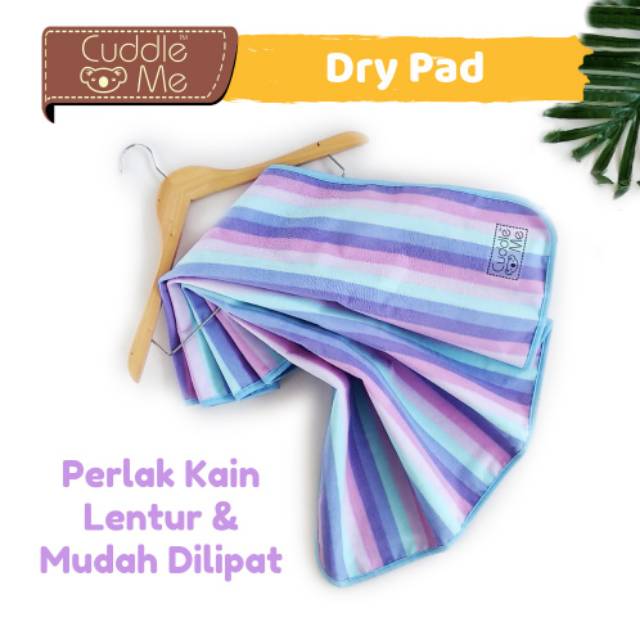 Cuddle Me Drypad Newborn Lansia Perlak Waterproof Alas Bermain Anak SNI Nyaman BERGARANSI