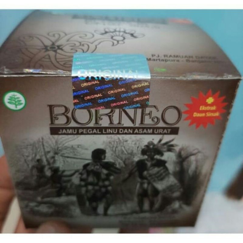 Herbal BORNEO kapsul  obat dayak borneo herbal ampuh atasi Rematik pegellinu asam urat #harga promo