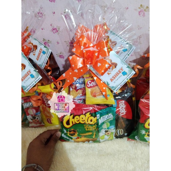 Bingkisan Ultah Murah/ Snack Ultah Paling Murah / Snack Birthday / Paket Ulang Tahun Anak / Hampers snack / Goodiebag Snack / Snack Ultah Surabaya