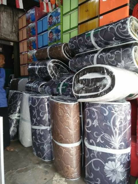 KASUR LANTAI KASUR LIPAT KASUR BUSA UK 200X120X4 QUILTING