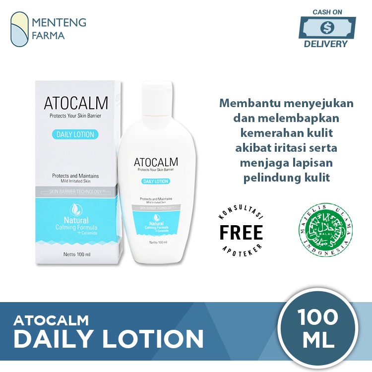 Atocalm Daily Lotion 100 mL - Pelembab Kulit Kering dan Sensitif