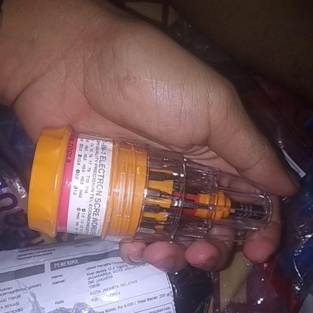 Hot Sale! Obeng Set Multi 31 In 1 Screwdriver Handphone Elektronik Hp Laptop