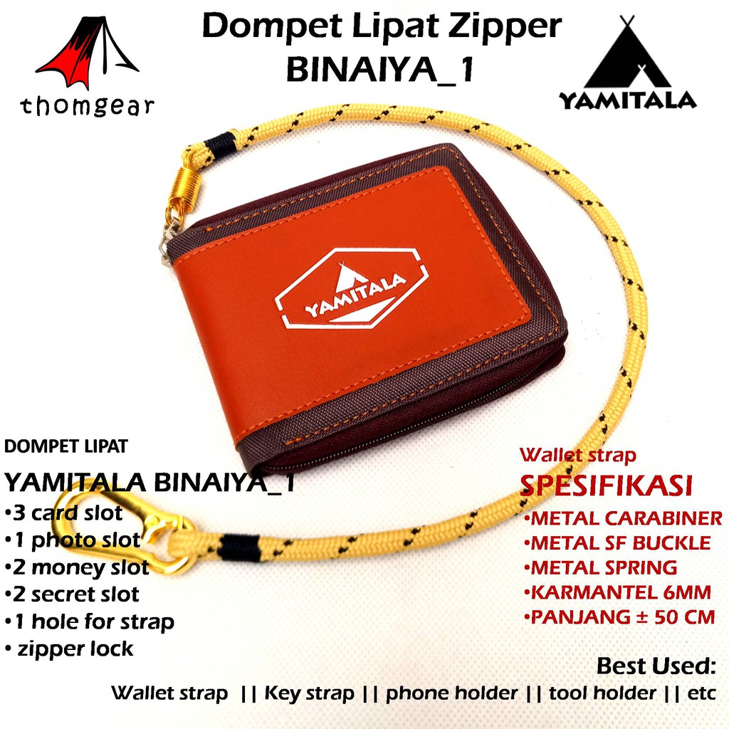 Thomgear Yamitala Dompet Lipat Binaiya 1 Original Yamitala