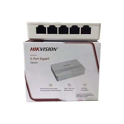 Switch HUB Hikvision Gigabit 5 PORT DS-3E0505D-E