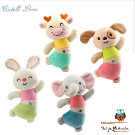 Mainan boneka tangan genggam bayi bunyi kerincing / Baby rattle stick