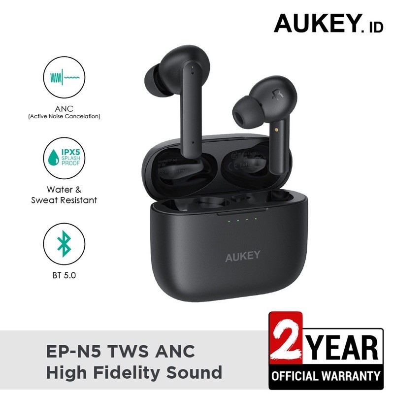 Aukey Headset TWS Bluetooth EP-N5 High Fidelity Sound