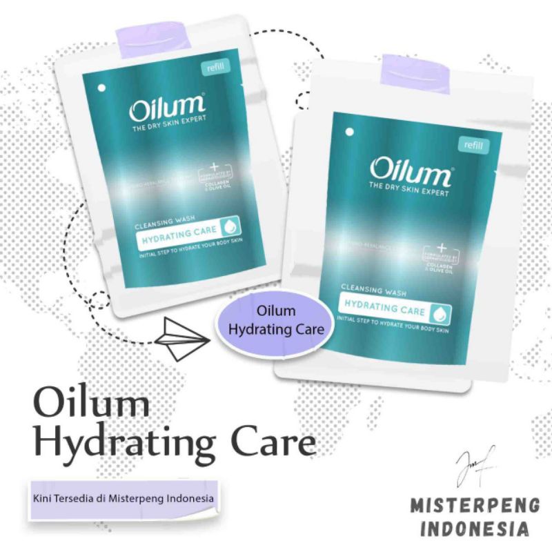 Oilum Sabun Cair Oilum Cleansing Wash Hydrating care & Brightening care 175ml