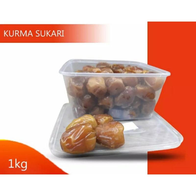 

KURMA SUKARI NR madinah 1kg /gratis kardus dan bubble wrap