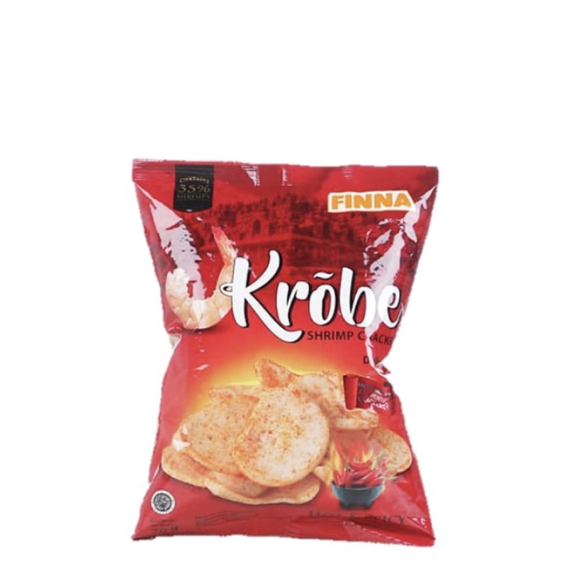 Jual Finna Krobe Snack Kerupuk Udang Hot & Spicy 70 gr | Shopee Indonesia
