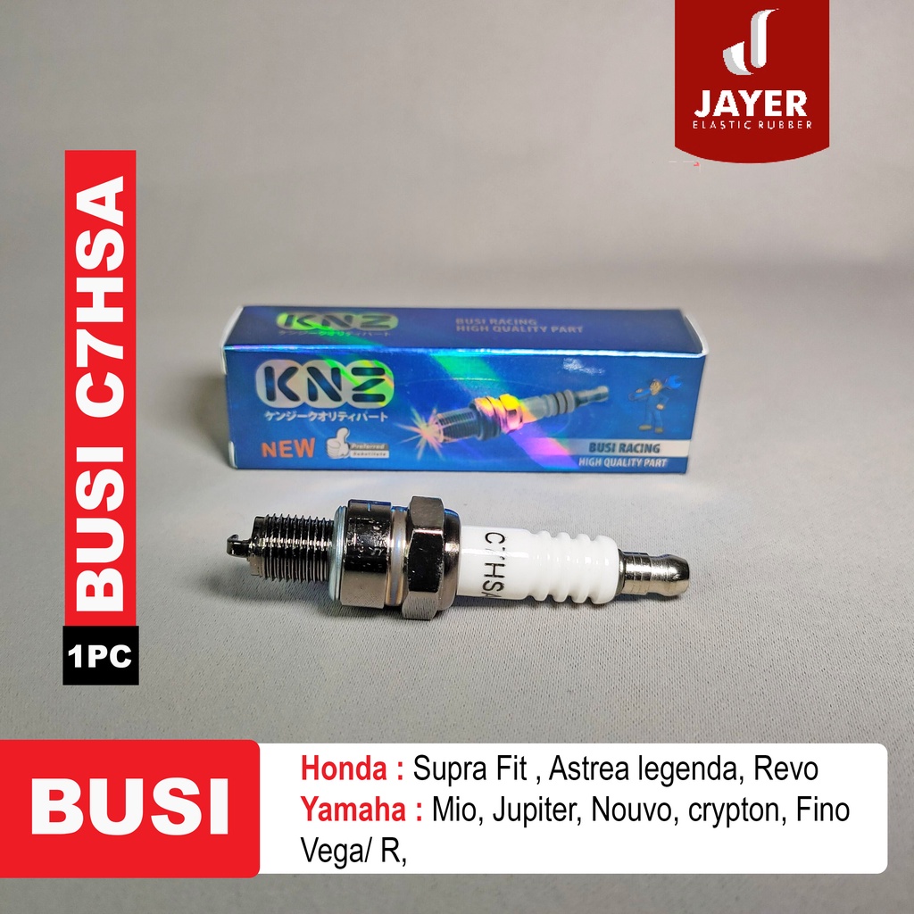 Busi Motor Iridium Spark Plug  KNZ C7HSA/ BUSI MOTOR HONDA SUPRA FIT, Yamaha NOUVO FINO VEGA / R