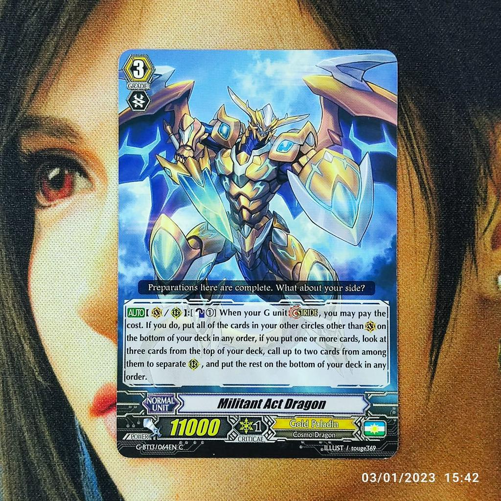 vanguard militant act dragon G-BT13 C original