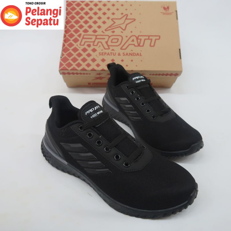 Sepatu Sekolah Hitam Polos Original - Pro ATT TEC 890